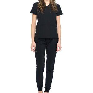 Dagacci Women's Medical Uniform Scrubs Set - 2XS